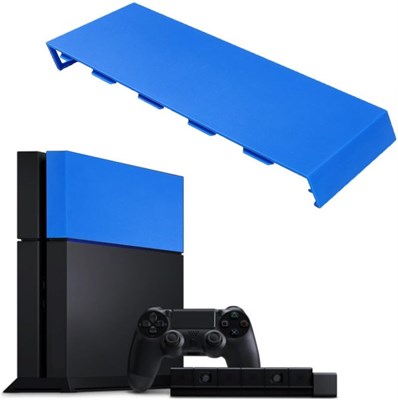 Матовая крышка отсека для жесткого диска eWINNER Solid Matte, совместимая с консолью PlayStation 4, сменная лицевая панель корпуса (синяя) 1000006647 - фото 526657