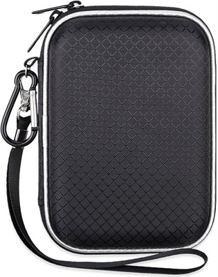Ударопрочный чехол Lacdo для жёстких дисков Western Digital WD My Passport Ultra WD Elements WD Gaming Drive, портативный внешний жёсткий диск 1 ТБ, 2 ТБ, 3 ТБ, 4 ТБ, 5 ТБ, USB 3.0, USB-C, 2,5-дюймовый, дорожная сумка для хранения, чёрный 1000006692 - фото 526875