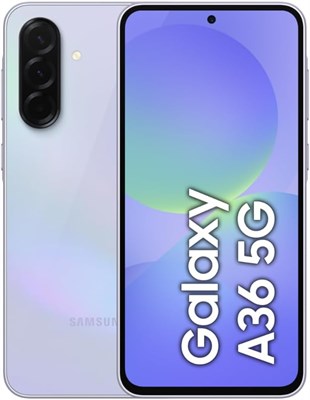 Samsung Galaxy A36 5G, Android-смартфон, 128 ГБ памяти, 8 ГБ ОЗУ, цвет «Awesome Lavender», 6 обновлений ОС, большой дисплей, восьмиядерный процессор (версия для ОАЭ) 1000006723 - фото 527033