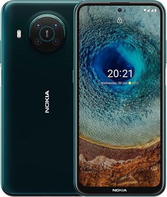 Смартфон Nokia X10 5G на Android, 6 ГБ ОЗУ, 128 ГБ ПЗУ, 48-мегапиксельная камера с четырьмя объективами, 6,67-дюймовый дисплей Full HD+, аккумулятор ёмкостью 4470 мА·ч и 11-дюймовый дисплей цвета «лесной зеленый». 1000004262 - фото 527159