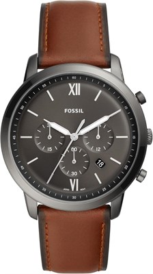 Мужские часы Fossil Neutra Chronograph, дымчатый оттенок нержавеющей стали, FS5512 1000006875 - фото 527376