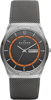 Мужские кварцевые часы Skagen с аналоговым дисплеем и ремешком из нержавеющей стали — Skw6007, один размер 1000006892 - фото 527442