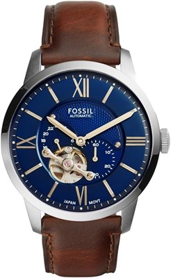 Мужские механические автоматические часы Fossil Townsman из нержавеющей стали 1000006904 - фото 527495