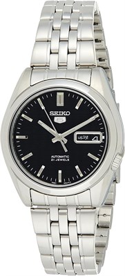 Мужские кварцевые часы Seiko Seiko 5 с аналоговым дисплеем и ремешком из нержавеющей стали SNK361 1000006908 - фото 527511