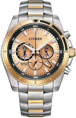 Мужские аналоговые часы CITIZEN из нержавеющей стали с циферблатом 1000006913 - фото 527535