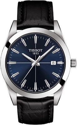 Мужские наручные часы Tissot Analogue Classic с черным ремешком T127.410.16.041.01 1000006977 - фото 527792