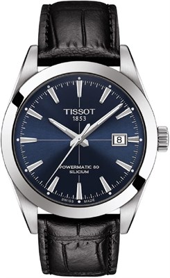 Мужские наручные часы Tissot Analogue Classic с черным ремешком - T127.407.16.041.01 1000007108 - фото 528345