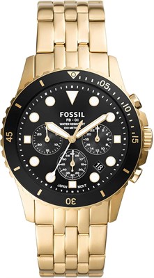 Часы Fossil Mens Fb 01 Chrono с браслетом из нержавеющей стали FS5836, золото 1000007161 - фото 528572