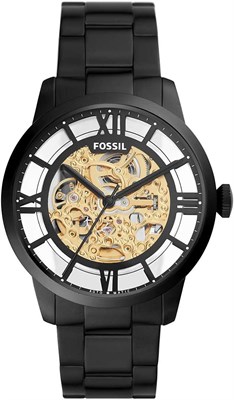 Мужские часы Fossil Townsman 44 мм из нержавеющей стали, ME3197, черные 1000007179 - фото 528657