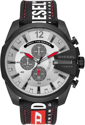 Мужские часы Diesel Mega Chief Chronograph, корпус 51 мм, нержавеющая сталь 1000007199 - фото 528742