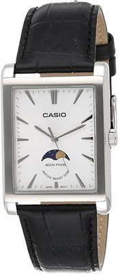 Мужские часы Casio MTP-M105L-7AVDF с чёрным циферблатом и разноцветным ремешком 1000007211 - фото 528796