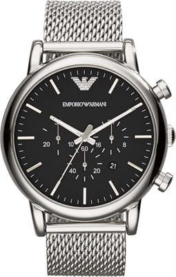 Мужской хронограф Emporio Armani, часы из нержавеющей стали, размер корпуса 46 мм 1000007234 - фото 528886