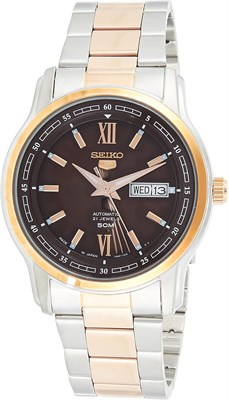 Мужские автоматические часы Seiko с аналоговым дисплеем и ремешком из нержавеющей стали Snkp18J1, серебристые 1000007244 - фото 528932