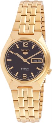 Мужские часы Seiko Series 5 с автоматическим механизмом и черным циферблатом SNKL66 1000007248 - фото 528951