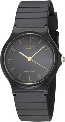 Серия Casio MQ24 | Кварцевые аналоговые часы для мужчин | Водонепроницаемость | Корпус из смолы | Ремешок из смолы | Стекло из смолы | Аналоговая индикация с тремя стрелками (часы, минуты, секунды) | Классический дизайн | 3 года работы от батареи 1000007265 - фото 529024