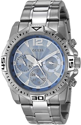 Многофункциональные часы GUESS 43 мм из нержавеющей стали 1000007308 - фото 529222