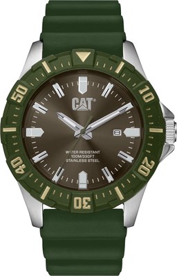 Мужские часы Caterpillar CAT Moto Analog Brown Dial - PZ.141.23.323, цвет хаки 1000007329 - фото 529316