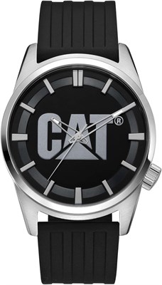 Мужские аналоговые часы Caterpillar CAT Icon с черным циферблатом YV.140.21.122, черные, с ремешком 1000007355 - фото 529425