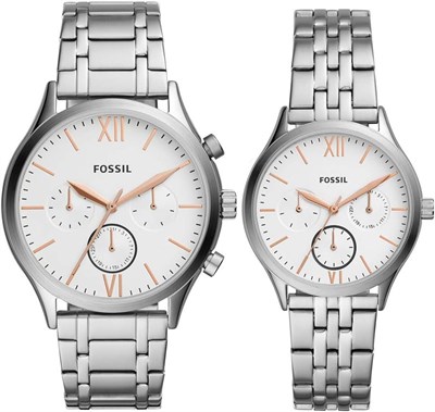 Мужские часы Fossil Fenmore среднего размера Bq2468Set, серебристые 1000007360 - фото 529447