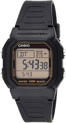 Мужские часы Casio - W-800H-1AVDF, серый циферблат 1000007366 - фото 529475
