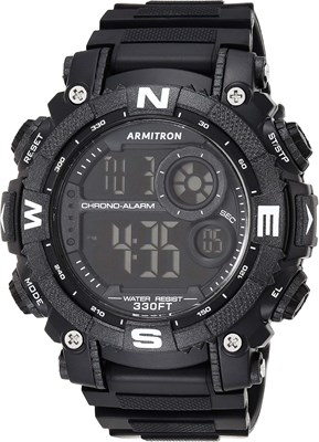 Мужские часы Armitron Sport с цифровым хронографом и ремешком из смолы, 40/8284 1000007385 - фото 529558