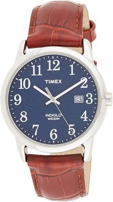 Мужские кварцевые часы Timex с аналоговым дисплеем и кожаным ремешком — Tw2R63800 1000007427 - фото 529724