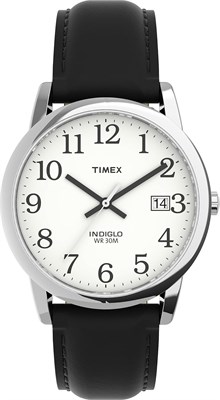 Мужские часы Timex Easy Reader Date с кожаным ремешком 1000007428 - фото 529729