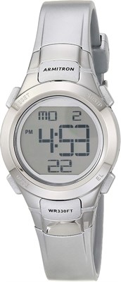 Женские цифровые наручные часы Armitron Sport с ремешком из смолы, 45/7012, хронограф, цифровой, кварцевый механизм 1000007437 - фото 529771