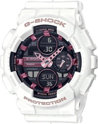 Аналогово-цифровые часы Casio GMA-S140M-7AER G-Shock для женщин, белые 1000007439 - фото 529781