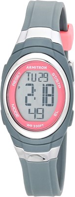 Женские часы Armitron Sport с цифровым хронографом и ремешком из смолы, 45/7034 1000007466 - фото 529893