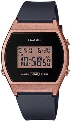 Casio, унисекс-взрослые, цифровые часы LW-204-1AEF, чёрно-белые, 39 мм, полоска 1000007487 - фото 529978