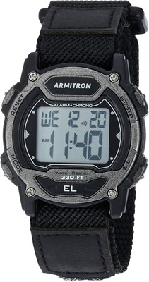 Часы Armitron Sport Unisex с цифровым хронографом и нейлоновым ремешком, 45/7004 1000007500 - фото 530037