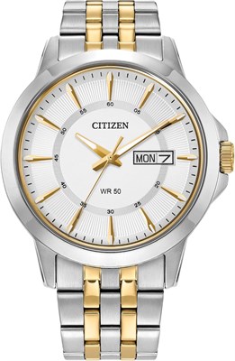 Браслет Citizen Classic Quartz из двухцветной нержавеющей стали 1000007530 - фото 530151