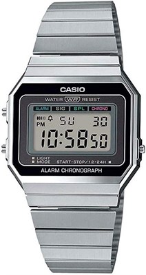 Цифровые наручные часы Casio, стандартные, A700W-1A, оригинальная коробка Casio, мужские, женские, детские, Chippukashi, модель для зарубежного рынка 1000007538 - фото 530190