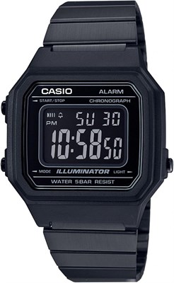 Мужские цифровые часы Casio с черным циферблатом из смолы - B650WB-1BDF 1000007585 - фото 530395