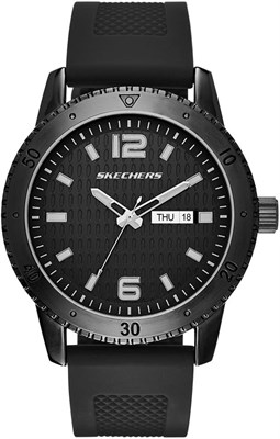Мужские кварцевые аналоговые часы Skechers Redondo из металла и силикона 1000007590 - фото 530412