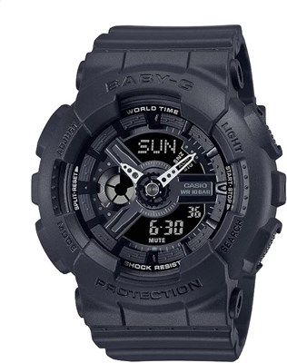 Часы Casio BA-110XBC-1ADR мужские, чёрные 1000007606 - фото 530476