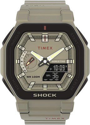 Аналогово-цифровые часы Timex TW2V35500 Command Encounter для мужчин, размер 45 мм, бежевый 1000007614 - фото 530510