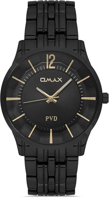 Оригинальные мужские часы Omax с черным ремешком из нержавеющей стали, 41 мм, круглые аналоговые наручные часы для мужчин, 100% водонепроницаемые, для деловой повседневной одежды, сделано в Японии, гарантия 1 год 1000007643 - фото 530639