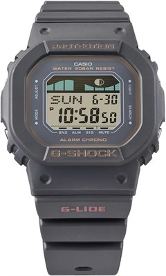 Мужские серые часы Casio G-Shock G-Lide GLX-S5600-1ER, GLX-S5600-1ER-AMZUK 1000007668 - фото 530730