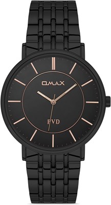 Оригинальные мужские часы Omax с черным ремешком из нержавеющей стали, 41 мм, круглые аналоговые наручные часы для мужчин, 100% водонепроницаемые, для деловой и повседневной одежды, подарки, сделано в Японии, гарантия 1 год 1000007696 - фото 530820
