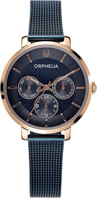 Женские часы Orphelia Derby с несколькими циферблатами и сетчатым браслетом из нержавеющей стали 1000007767 - фото 531066