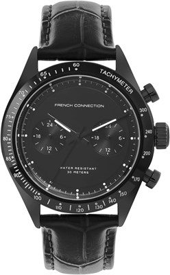 Аналоговые мужские часы French Connection с черным циферблатом - FCP37BL-B 1000007786 - фото 531147