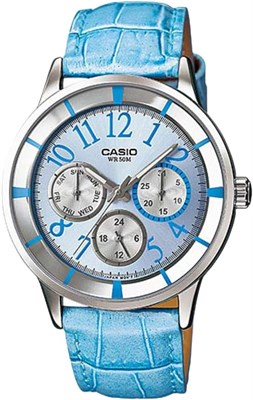 Часы Casio LTP-2084L-2BVDF мужские, синие 1000007854 - фото 531443