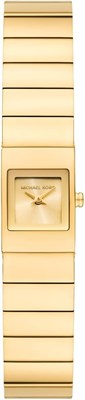 Часы Michael Kors Darrington с двумя стрелками из нержавеющей стали золотистого оттенка — MK4885 1000007858 - фото 531459