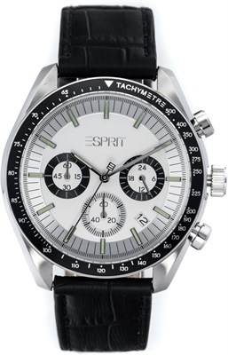 Модные мужские часы Esprit Porter, корпус 42 мм, серебристо-черный 1000007863 - фото 531476