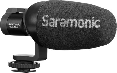 Компактный микрофон Saramonic Vmic Mini с креплением на камеру, направленный на цифровые зеркальные фотокамеры и смартфоны, VMICMINI 1000007926 - фото 531781