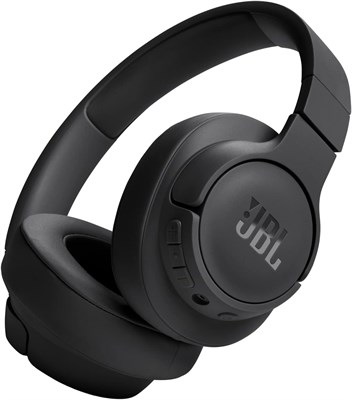 Беспроводные полноразмерные наушники JBL Tune 720BT, звук Pure Bass, Bluetooth 5.3, аккумулятор 76 ч, функция громкой связи, многоточечное подключение, складные наушники, съёмный аудиокабель — чёрные, JBLT720BTBLK 1000007993 - фото 532066