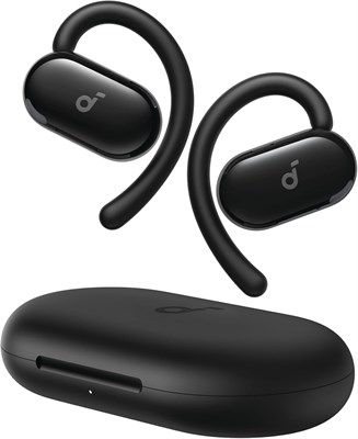 Открытые наушники Soundcore V20i от Anker, регулируемые заушные дужки, ультракомфорт, плотное прилегание, глубокие басы, чистый звук, IP55, светодиодная подсветка, 36 часов воспроизведения, Bluetooth 5.4, многоточечное подключение 1000008020 - фото 532204