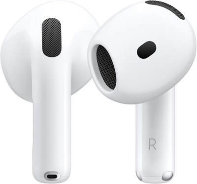 Беспроводные наушники Apple AirPods 4, Bluetooth-наушники с активным шумоподавлением, адаптивным звуком, режимом прозрачности, персонализированным пространственным звуком, зарядным чехлом USB-C, беспроводной зарядкой, чипом H2 1000008044 - фото 532330